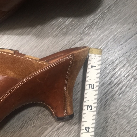 Cole Haan Warm Brown Suede & Leather Slip-On Clogs size 10 - Picture 11 of 11